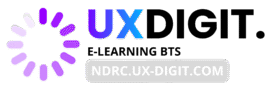 UX-DIGIT logo - site e-learning BTS NDRC